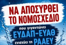 Πρωτοβουλία_Δημόσιο_Νερό: “Νομοσχέδιο που γιγαντώνει ΕΥΔΑΠ-ΕΥΑΘ, ενισχύει τη ΡΑΑΕΥ και ανοίγει δρόμο για ακριβότερο νερό”